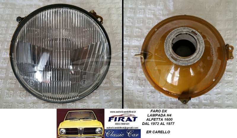 FARO ALFETTA 1600 72 - 77 DESTRO